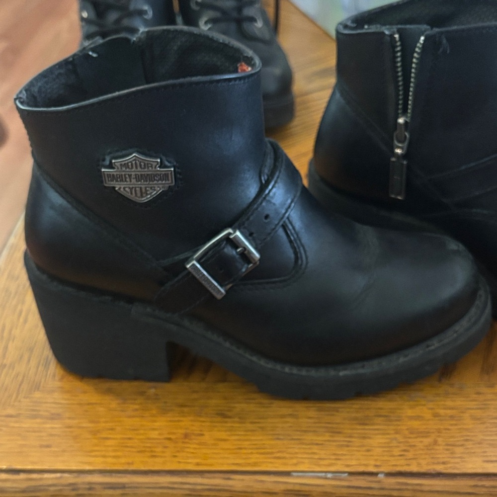 Harley-Davidson Women's Black Moto Boots